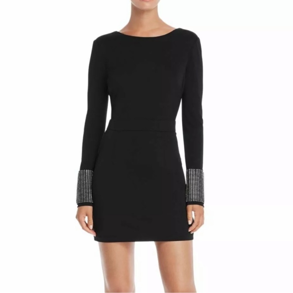 Aqua Luxe Rhinestone Cuffs Women V-back